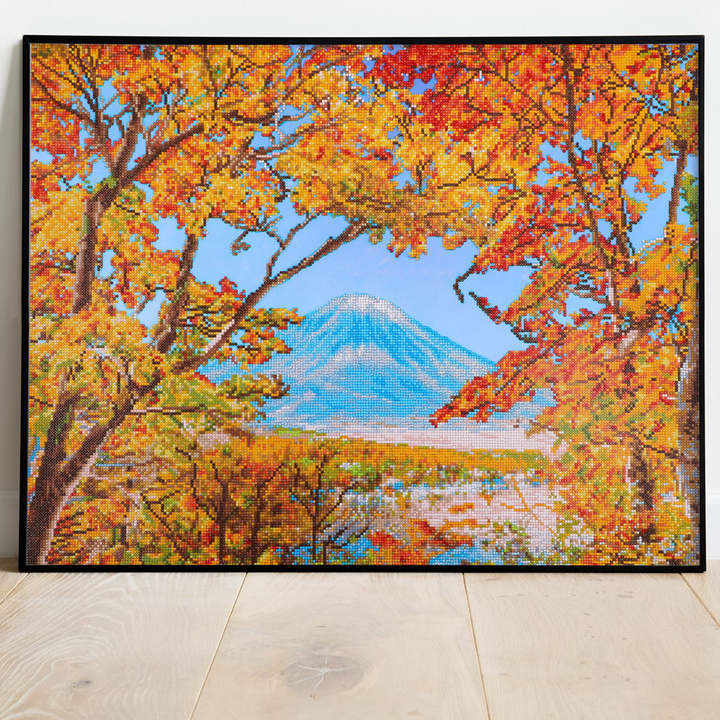 Diamond Dotz Autumn Mountain - 28.35 x 22.05 in