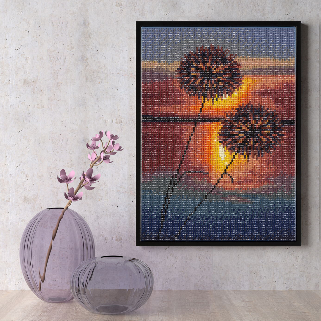 Diamond Dotz Evening Lake - 13.78 x 9.84 in