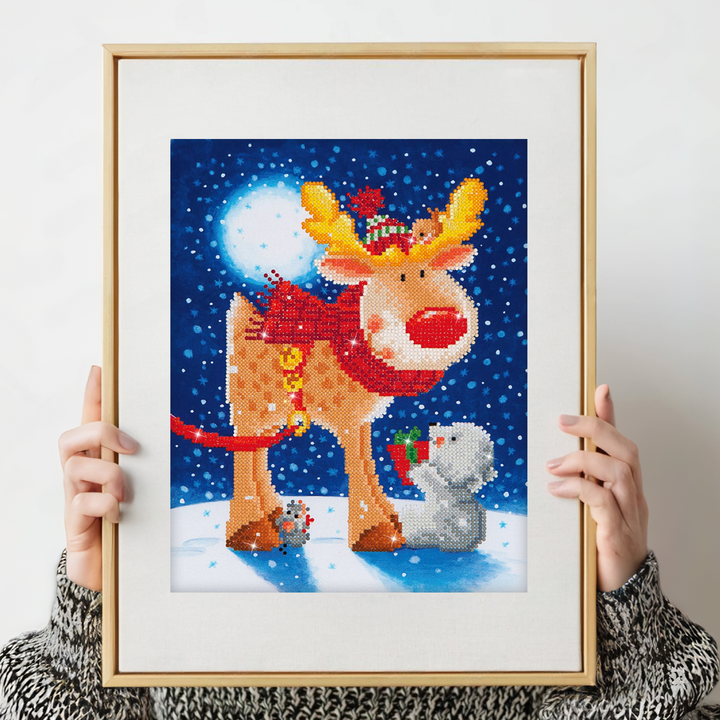 Diamond Dotz Reindeer Gift - 13.8 x 10.6 in