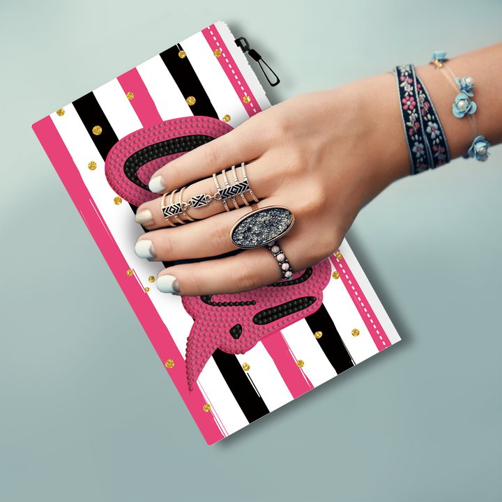 Diamond Dotz Cool Zipper Pouch - 5.51 x 8.46 in