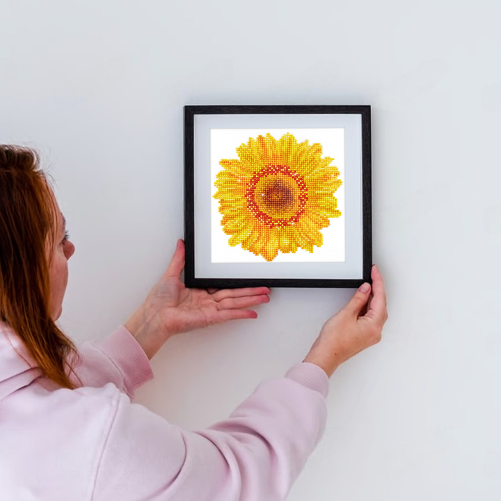 Diamond Dotz Happy Day Sunflower - 7.9 x 7.9 in
