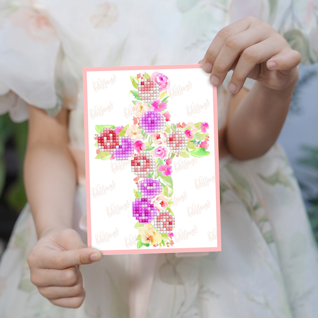 Diamond Dotz Blessings - Diamond Painting Greeting Card