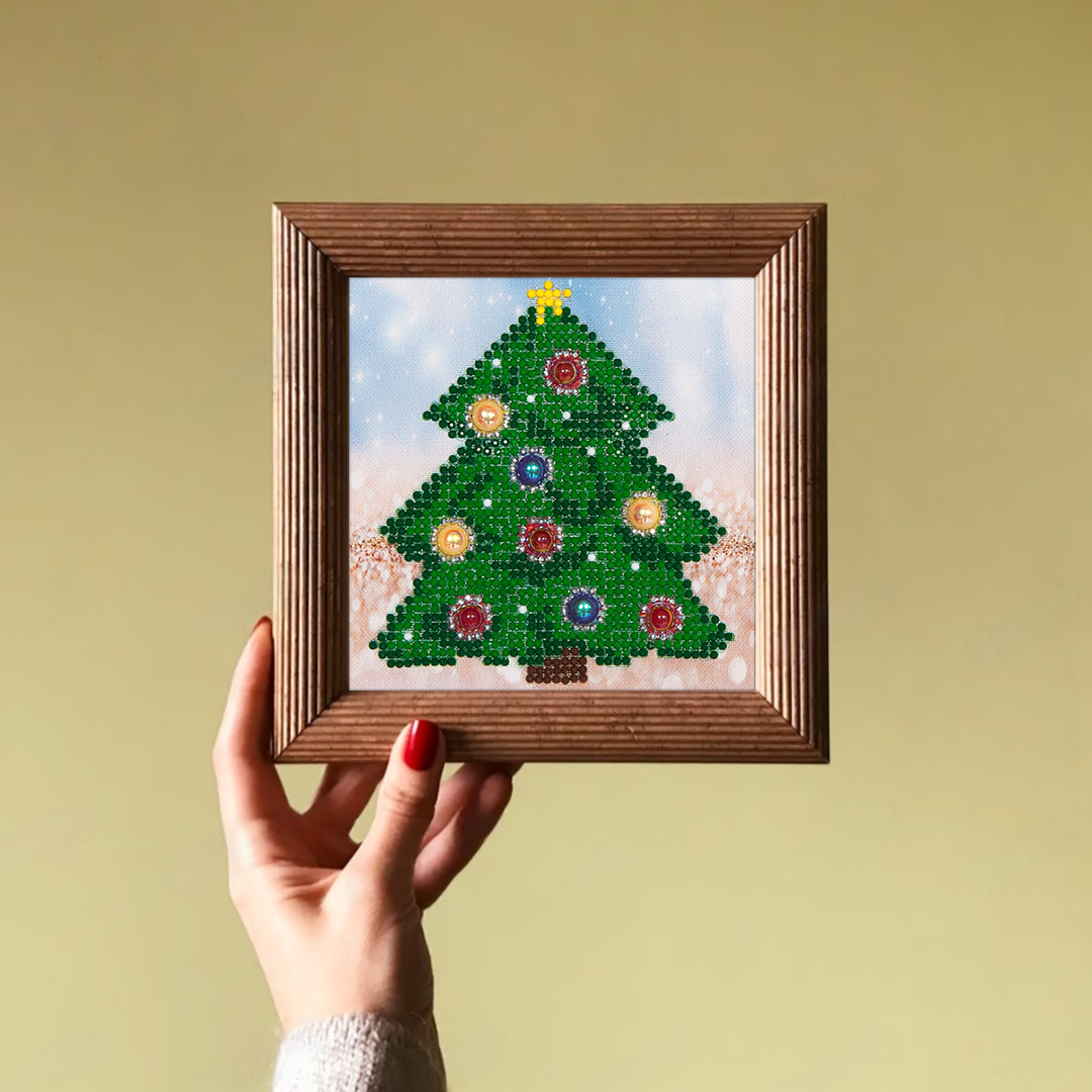 Diamond Dotz Christmas Tree Picture - 5.3 x 5.3 in