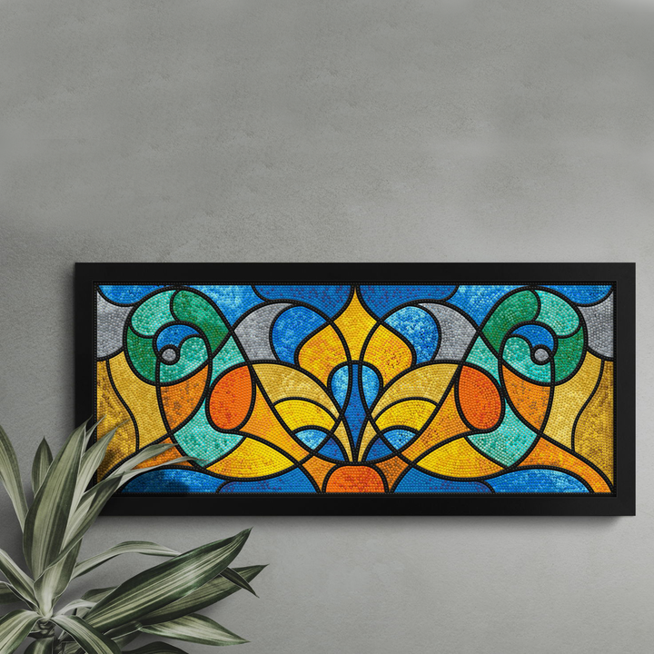 Diamond Dotz Stained Glass Study - 9.5 x 22.8 in