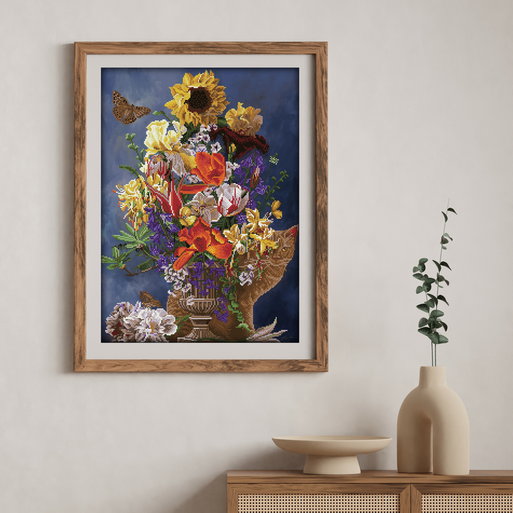 Diamond Dotz Garden in Gold - 28.35 x 20.47 in