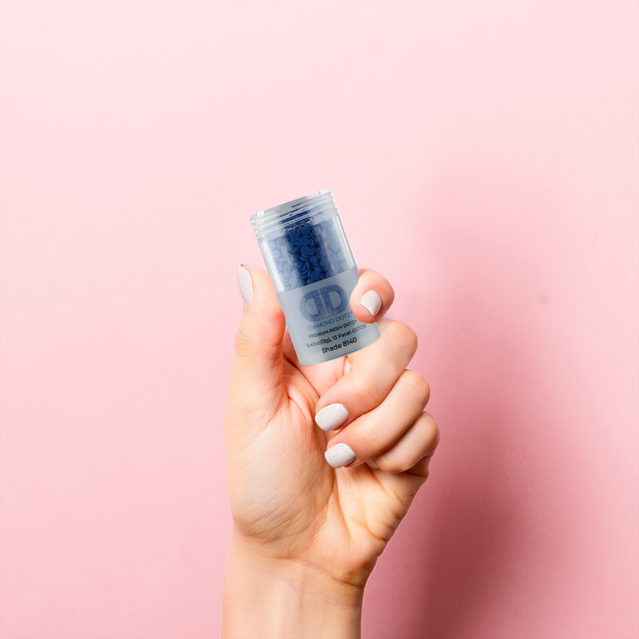 Diamond Dotz 2.8MM 12G DOTZ Cylinder - Deep Aegean Blue
