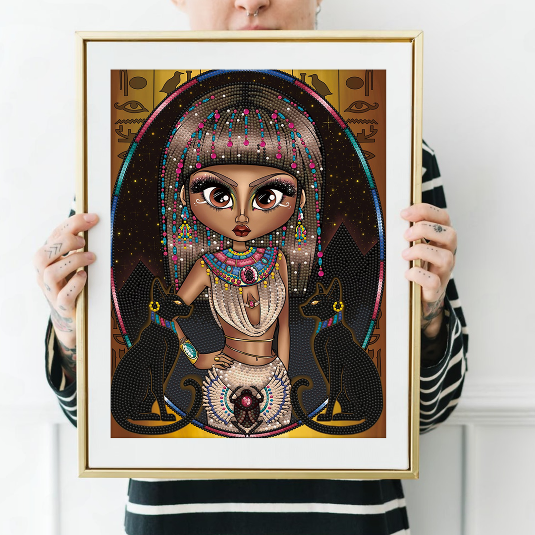 Diamond Dotz Egyptian Princess - 15.75 x 11.81 in