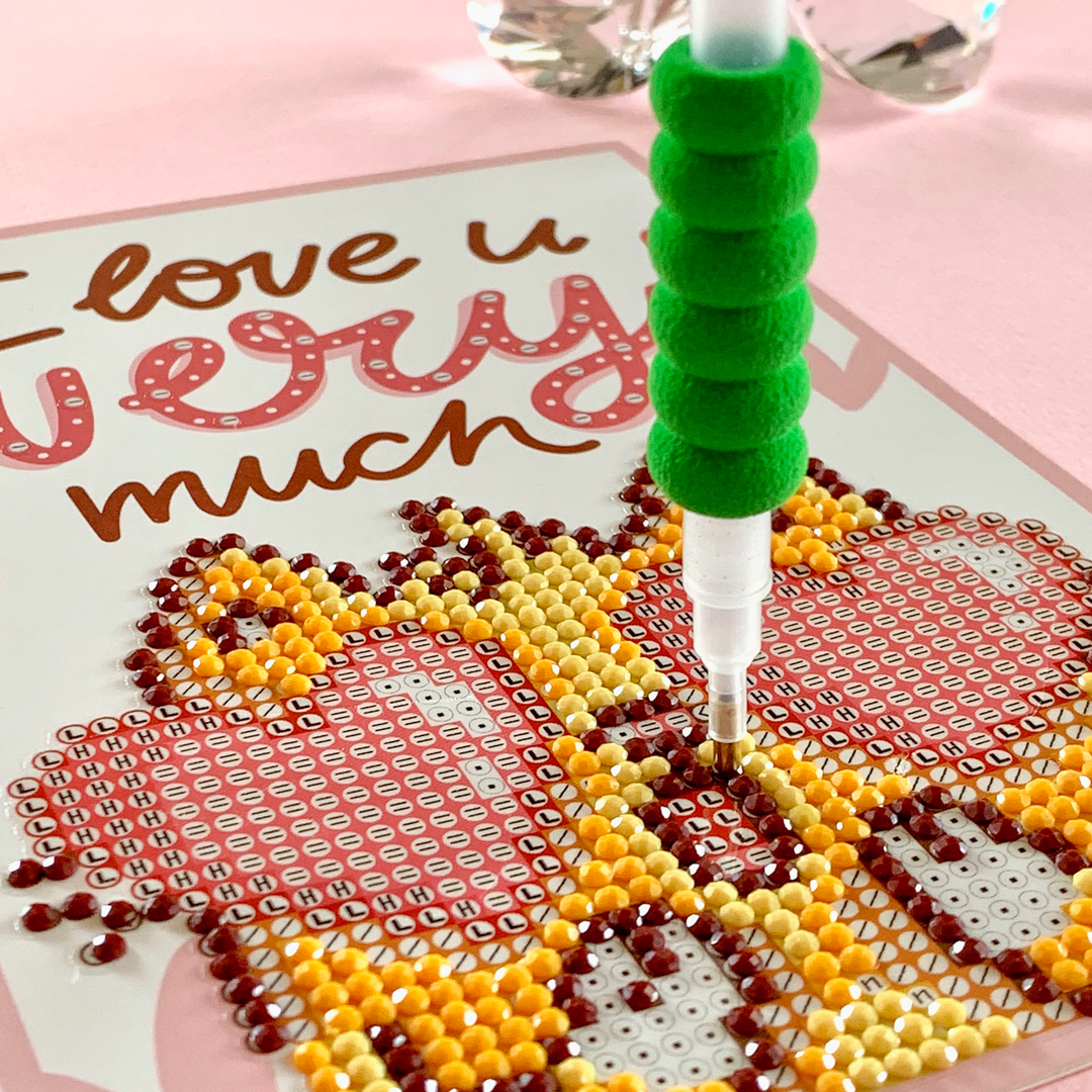 Diamond Dotz Love You Greeting Card