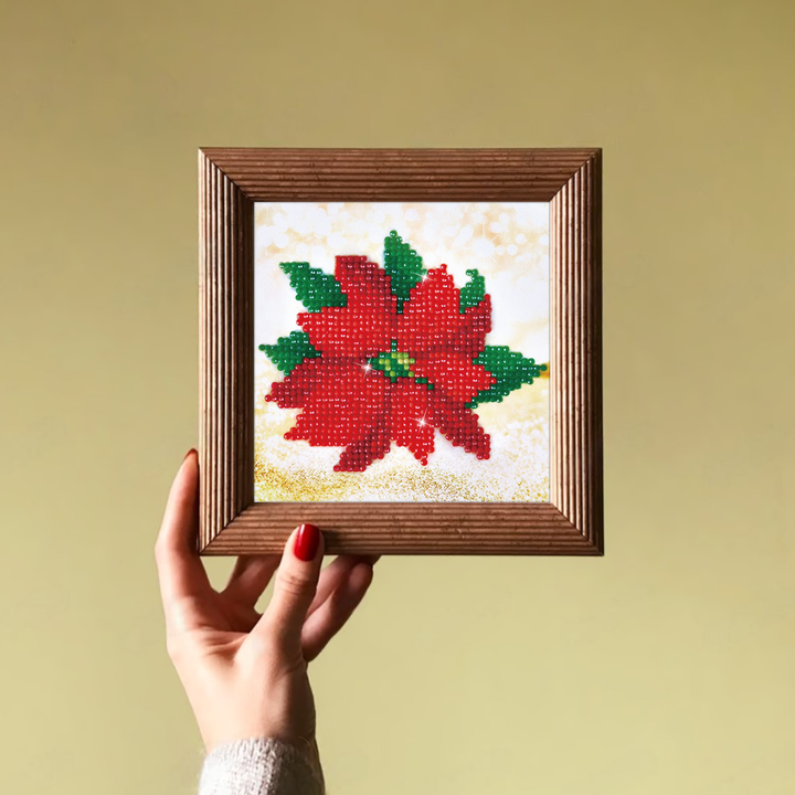 Diamond Dotz Pointsettia - 5.3 x 5.3 in