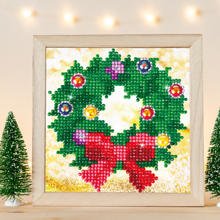 Diamond Dotz Christmas Wreath - 5.3 x 5.3 in