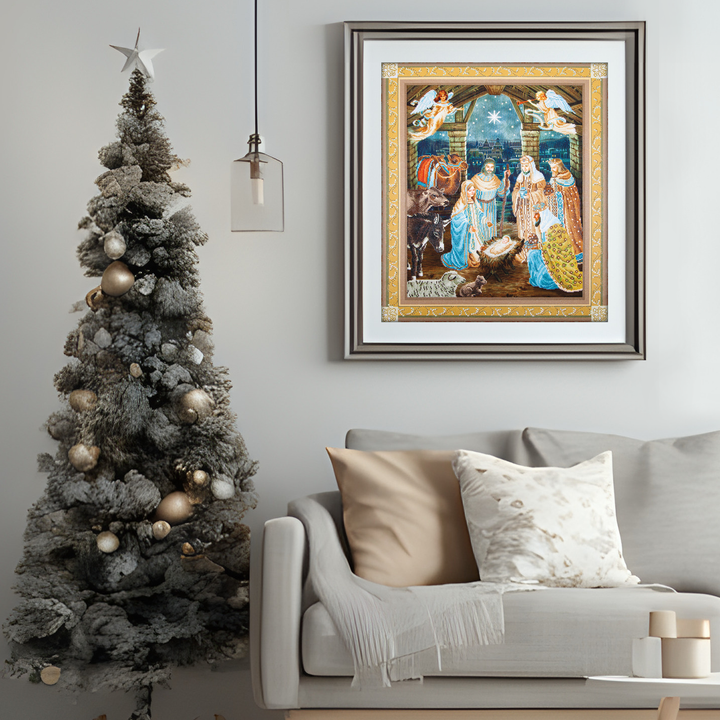 Diamond Dotz Nativity Scene - 39.4 x 33.5 in