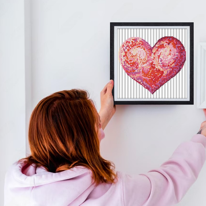 Diamond Dotz Heartfelt with Frame - 16.5 x 12.6 in