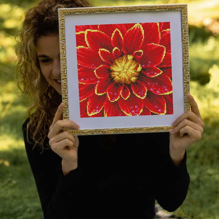 Diamond Dotz Dahlia - 12 x 12 in
