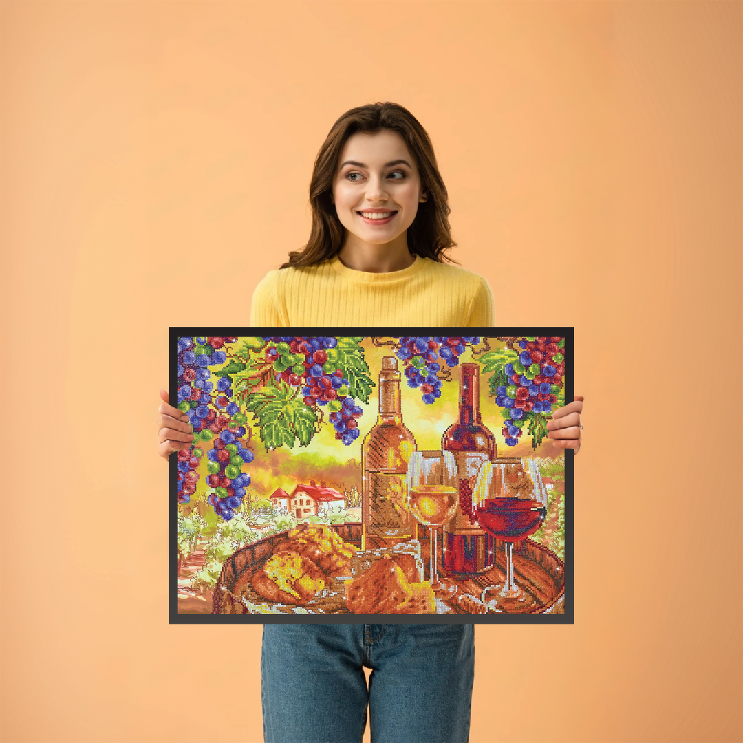 Diamond Dotz Les Vins De Campagne - 27.6 x 20.5 in