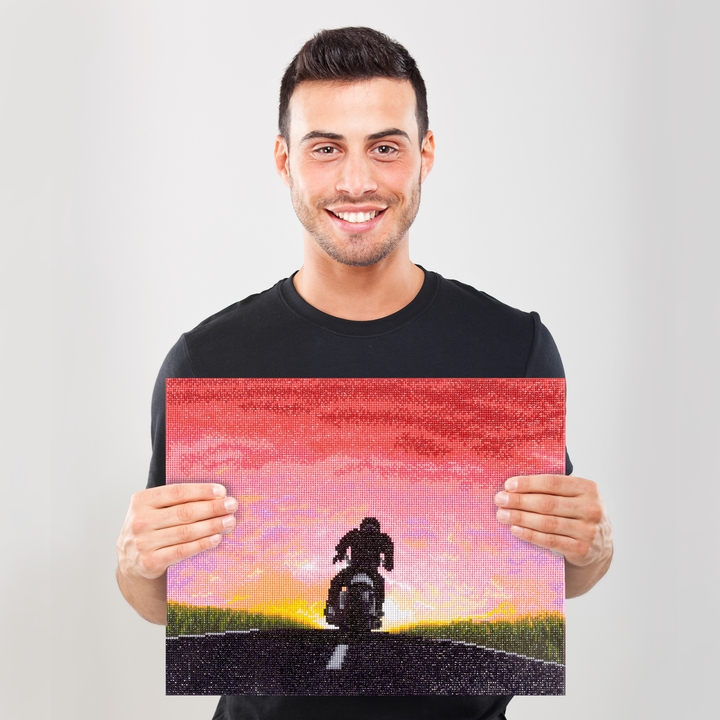 Diamond Dotz My Time My Motorcycle - 20 x 16 in
