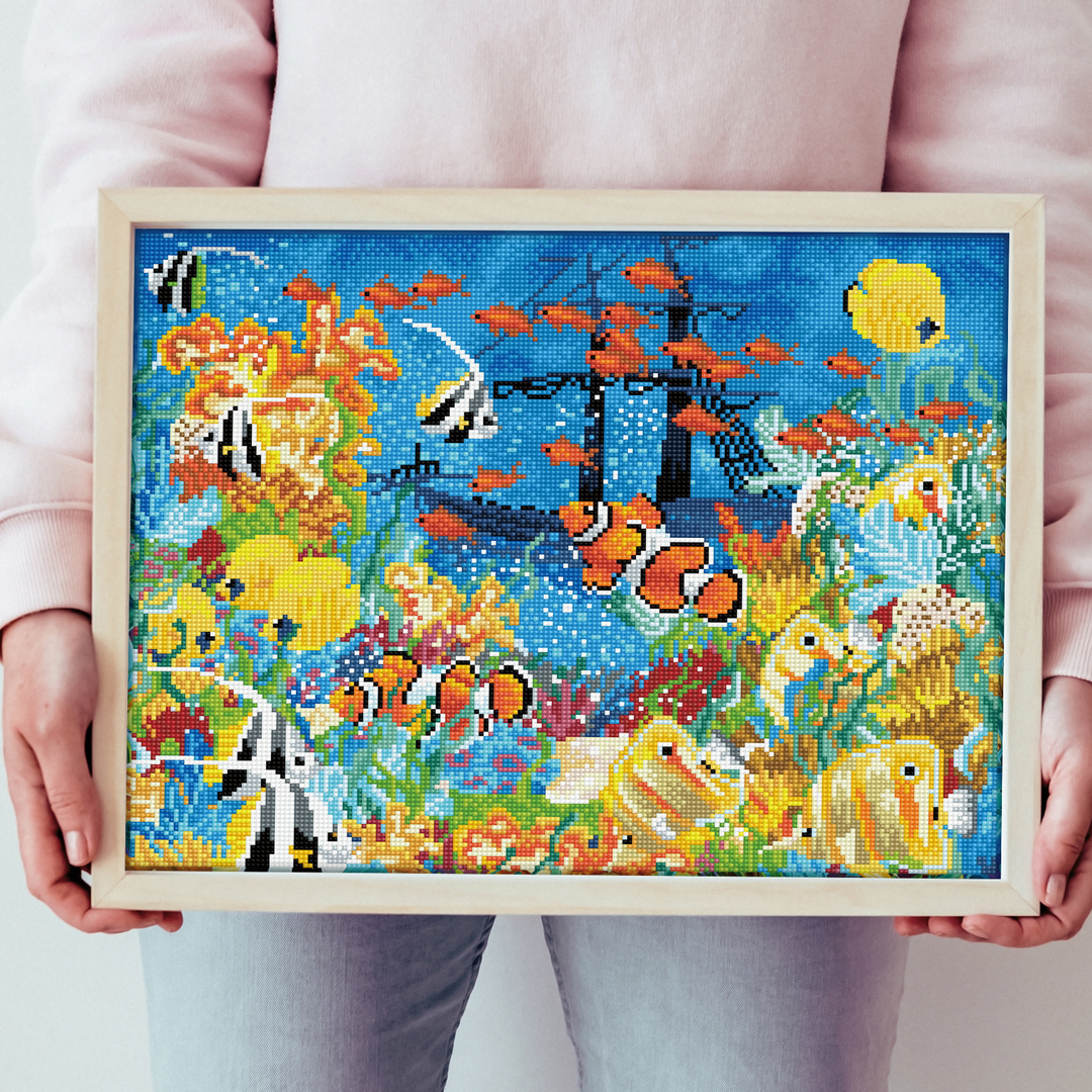 Diamond Dotz Underwater Paradise - 16.14 x 20.08 in