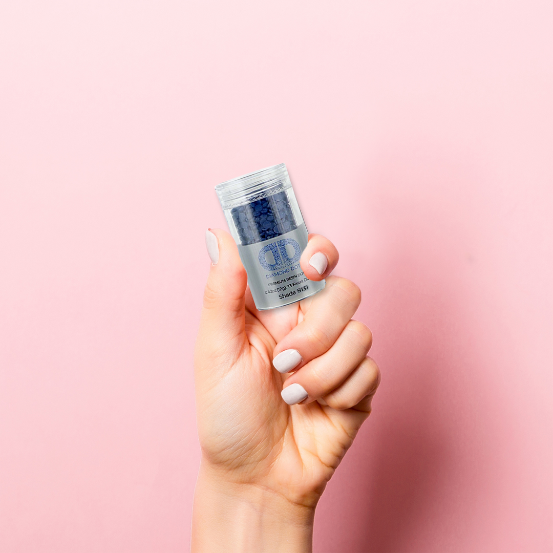 Diamond Dotz 2.8MM 12G DOTZ Cylinder - Navy Blue