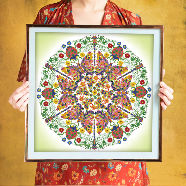 Diamond Dotz Kaleidoscope Garden - 24.41 x 24.41 in