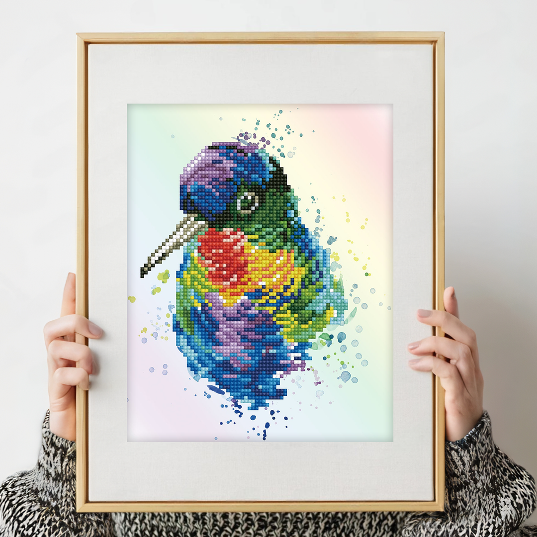 Diamond Dotz Rainbow Feathers - 10.6 x 8.7 in