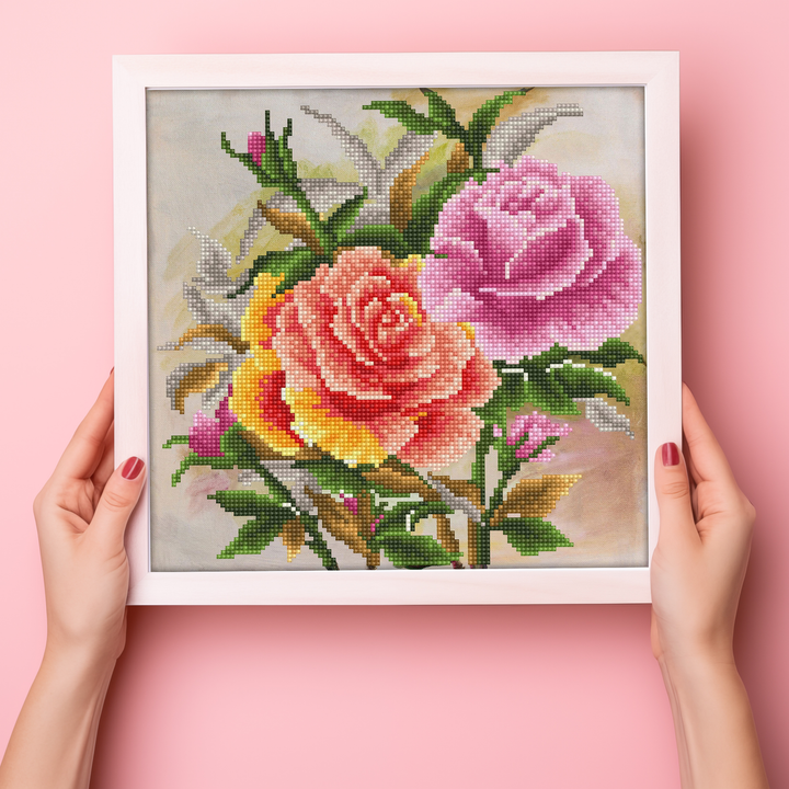 Diamond Dotz Timeless Roses - 12.6 x 12.6 in