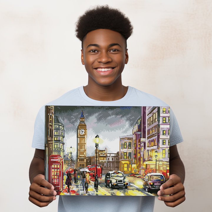 Diamond Dotz London Scene - 20.28 x 14.57 in