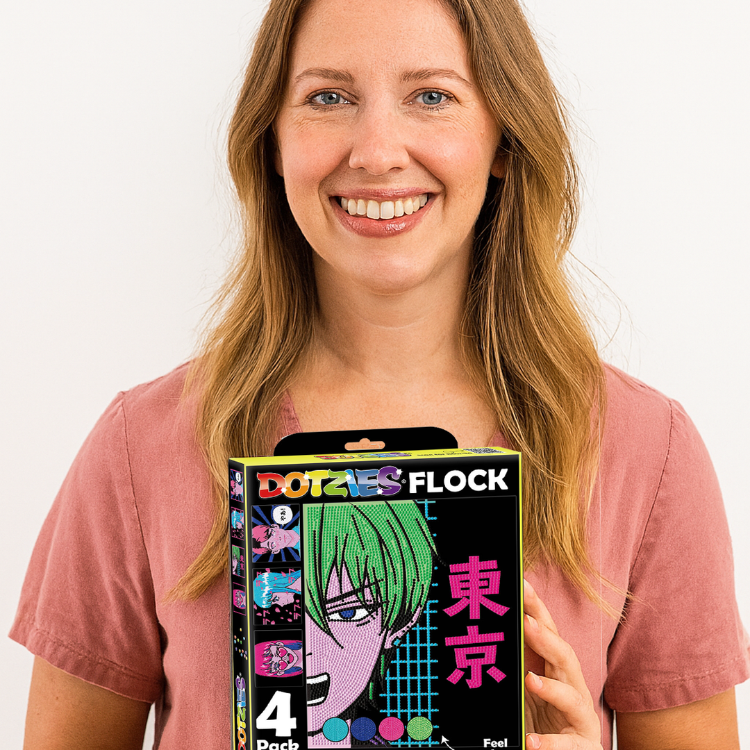 Diamond Dotz Neon Flock Anime - 8.0" x 10.0"