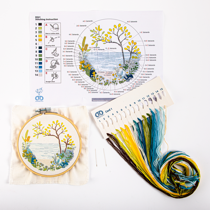 Diamond Dotz Wild Ocean Embroidery Kit - 5 in