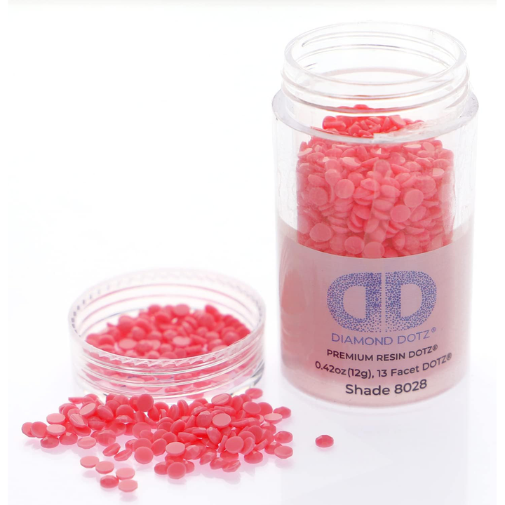 Diamond Dotz 2.8MM 12G DOTZ Cylinder - Light Hot Pink