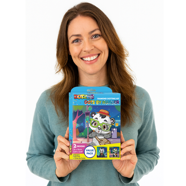 Panda Time! | Diamond Painting Kits Kids | Diamond Dotz – DIAMOND DOTZ