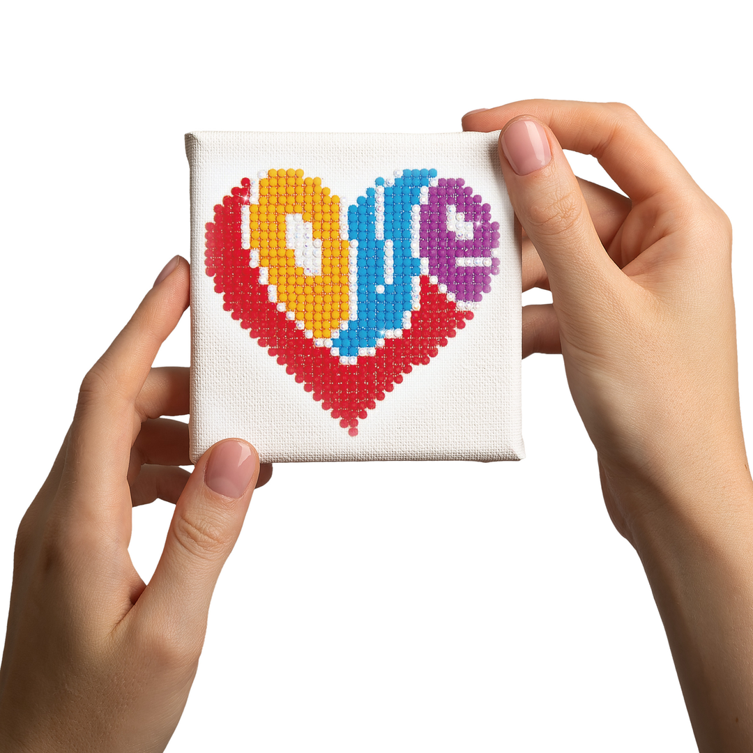 Diamond Dotz Love - 4.0" x 4.0"