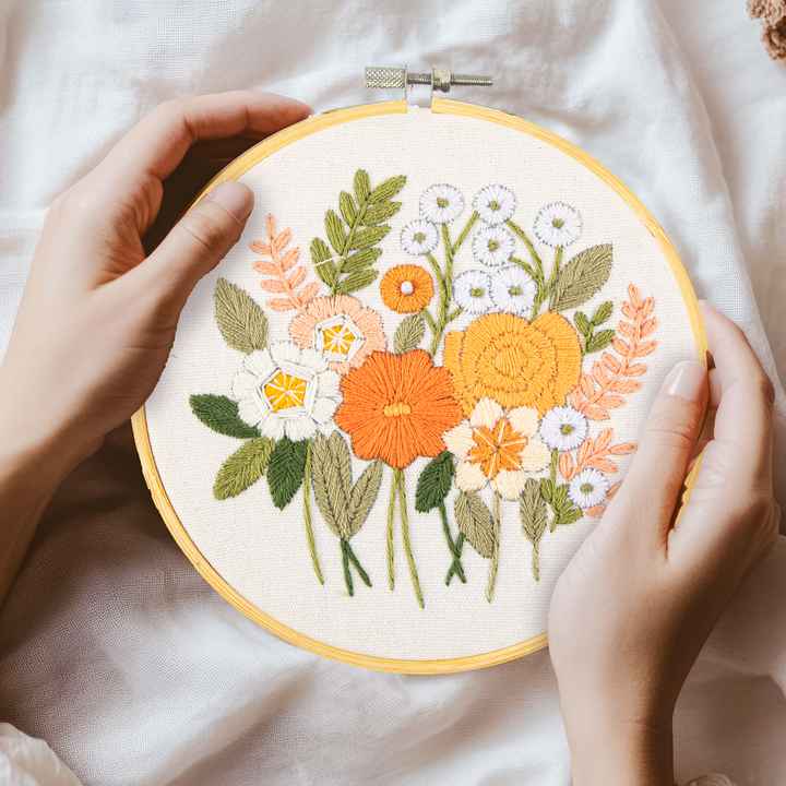 Diamond Dotz Country Garden Embroidery Kit - 5 in