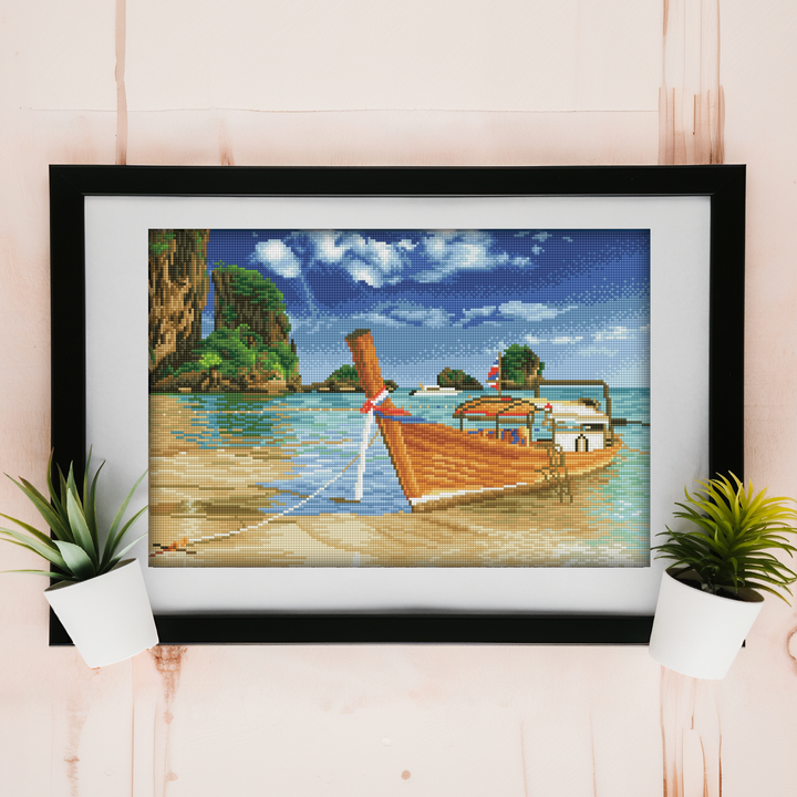 Diamond Dotz Thai Escape - Pre-Framed Kit - 20.47 x 13.78 in