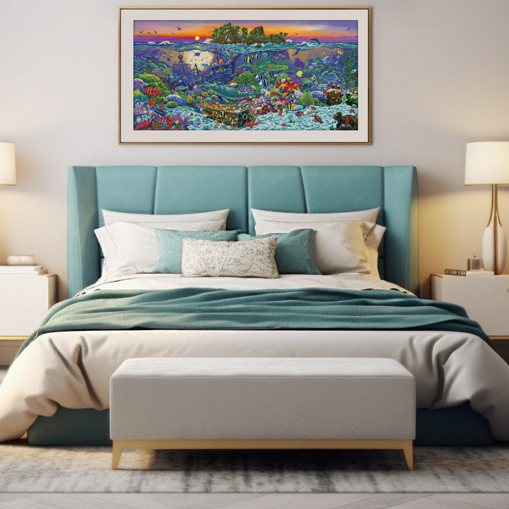 Diamond Dotz Coral Reef Island - 51 x 25 in