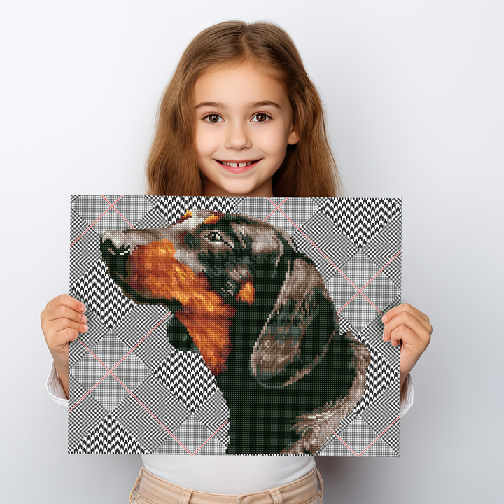 Diamond Dotz Noble Dachsie - 14.6 x 18.5 in