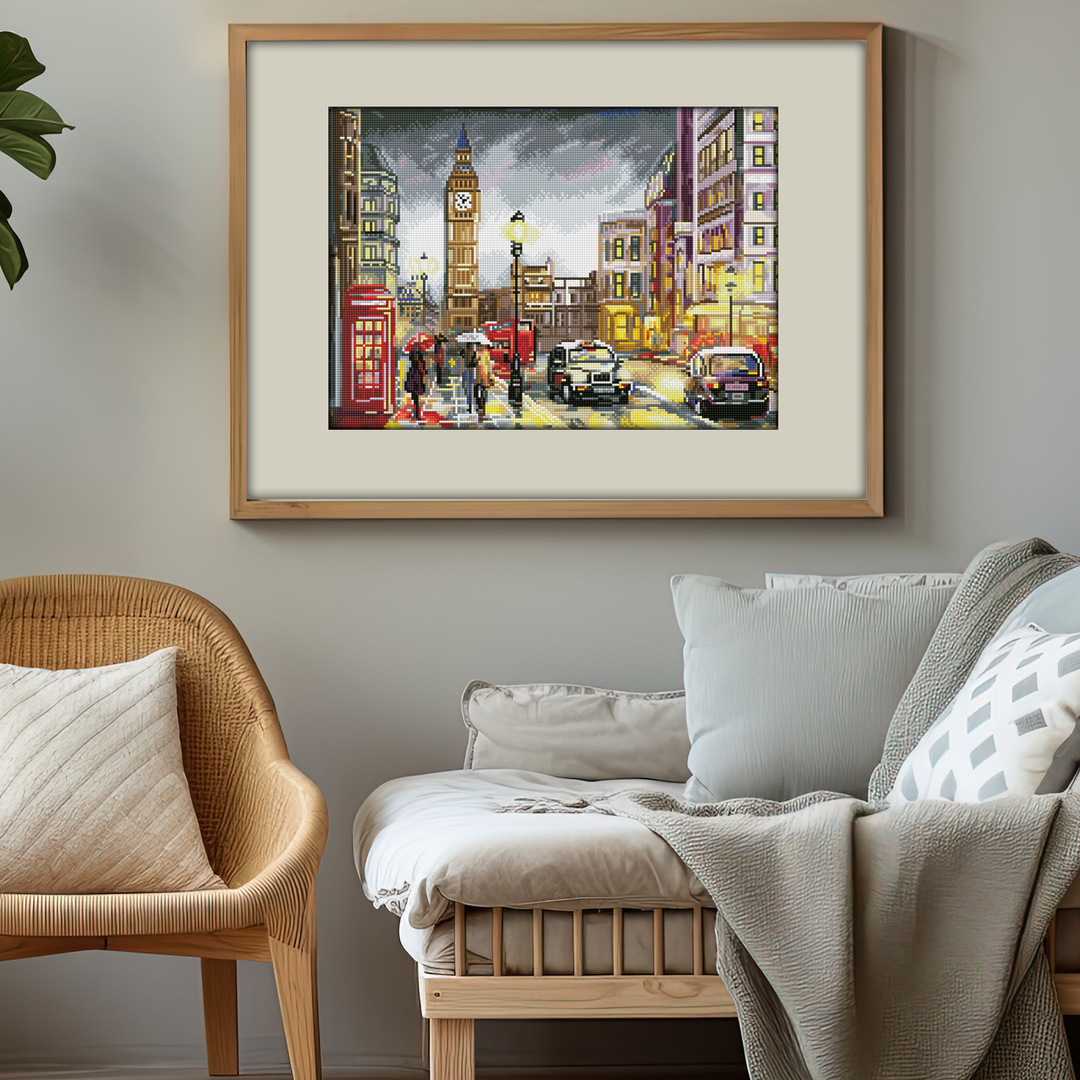 Diamond Dotz London Scene - 20.28 x 14.57 in