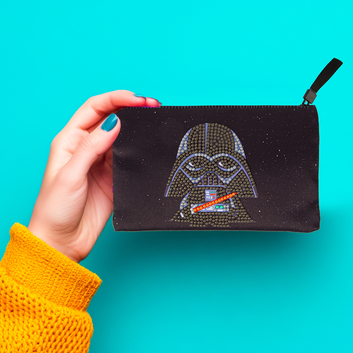 Diamond Dotz Star Wars Darth Vader and Lightsaber DOTZIES Pouch Kit - 7.75 x  4.5 in
