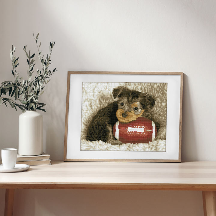 Diamond Dotz Footy Pup - 12.6 x 16.14 in