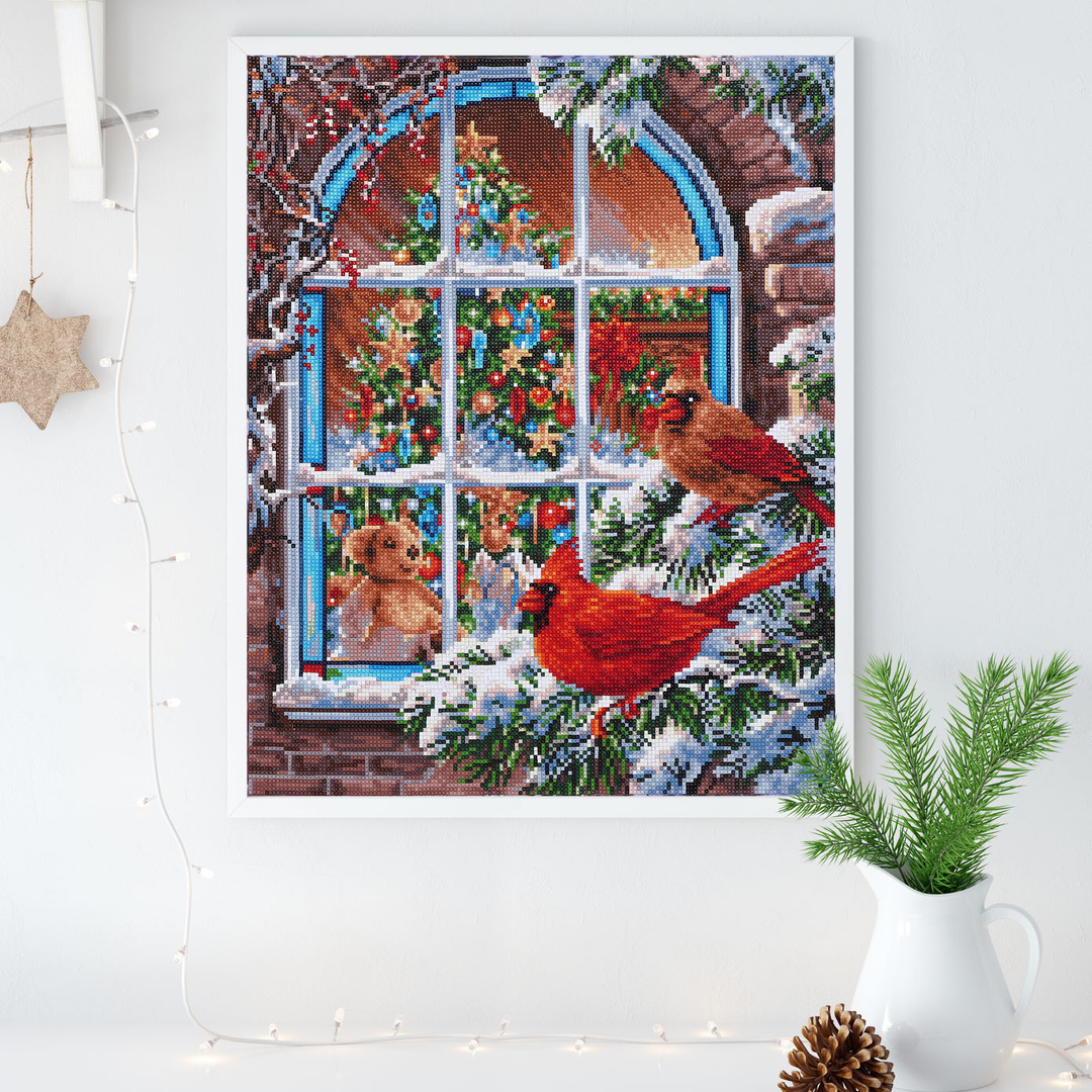 Diamond Dotz Christmas Window - 16.14 x 20.08 in