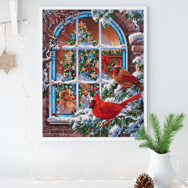 Diamond Dotz Christmas Window - 16.14 x 20.08 in