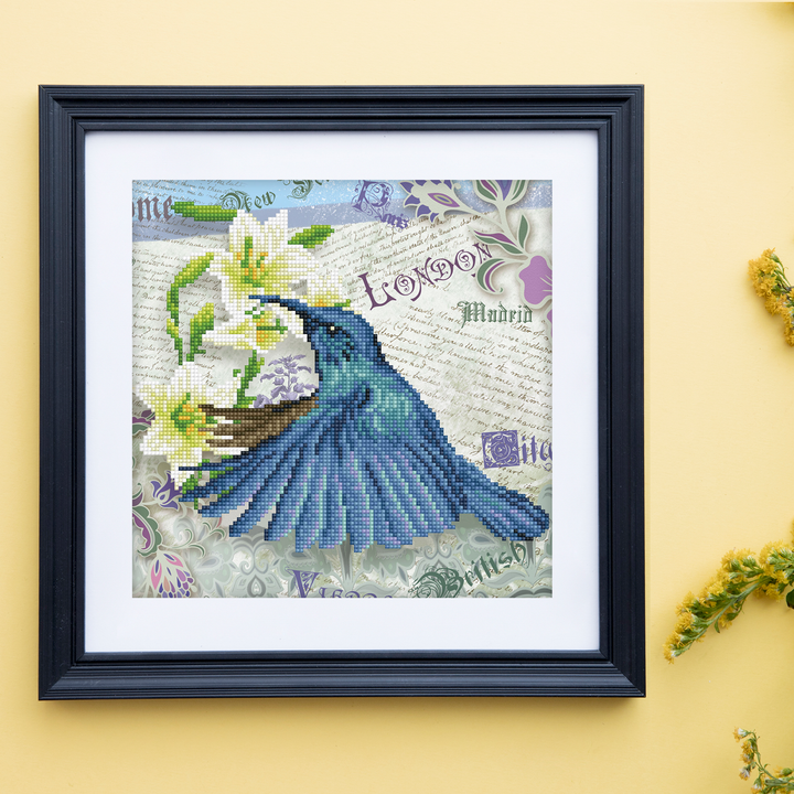 Diamond Dotz Hummingbird Travels - 12 x 12 in