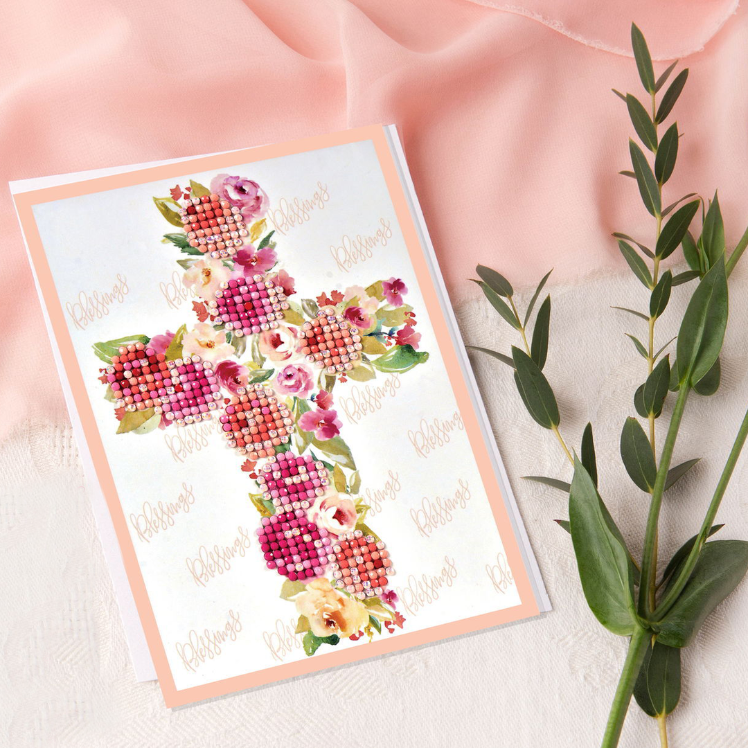 Diamond Dotz Blessings - Diamond Painting Greeting Card