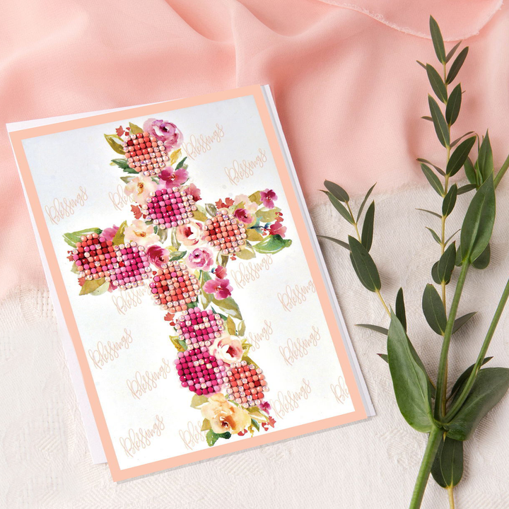 Diamond Dotz Blessings - Diamond Painting Greeting Card