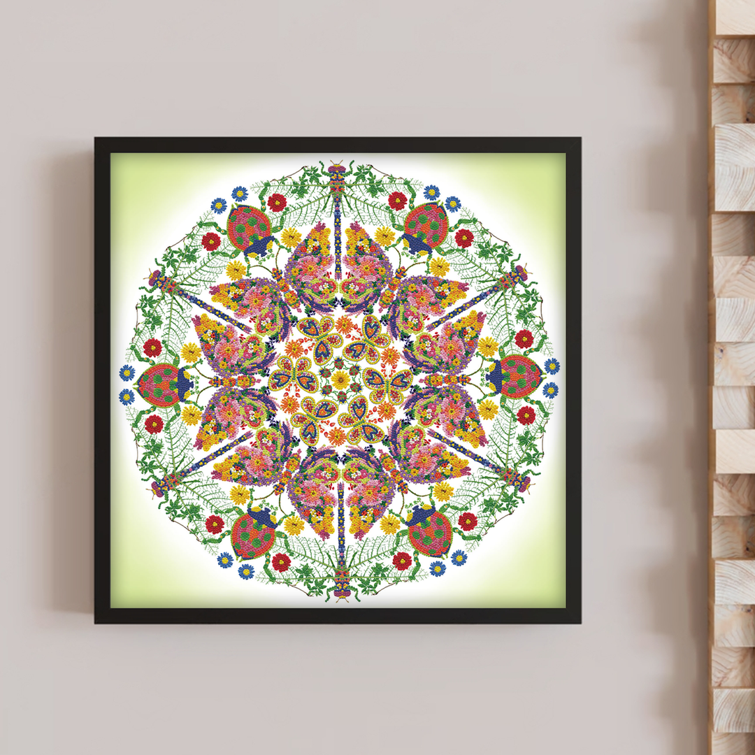 Diamond Dotz Kaleidoscope Garden - 24.41 x 24.41 in