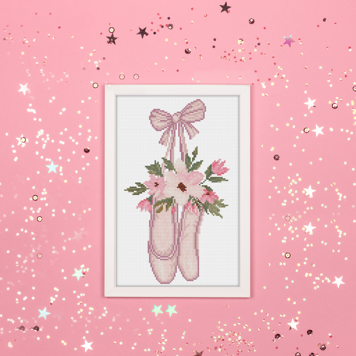 Diamond Dotz Ballet Slippers - 9.45 x 14.57 in