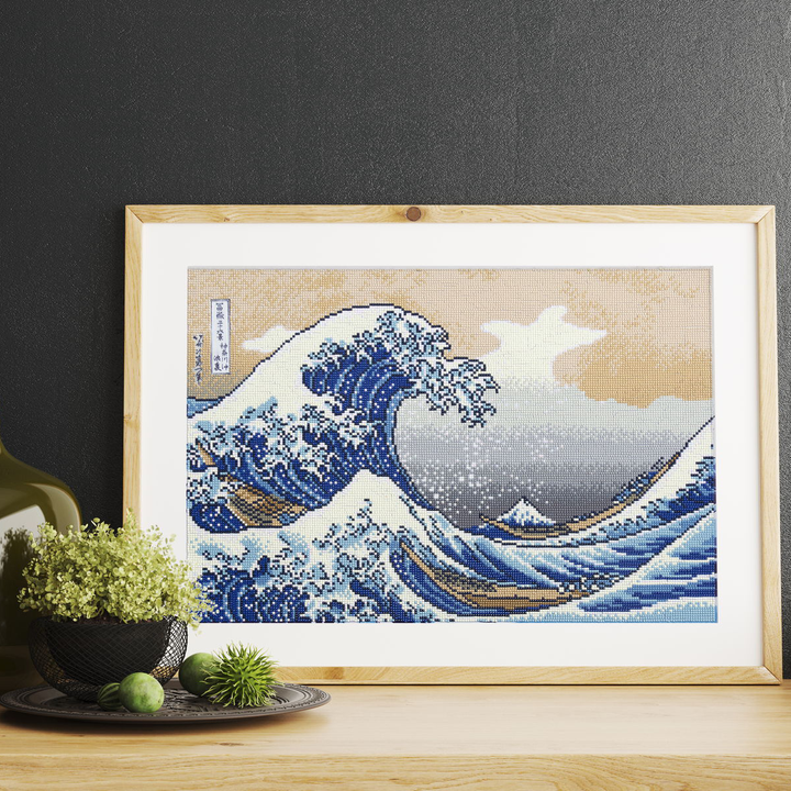 Diamond Dotz The Great Wave Off Kanagawa - 22.44 x 15.35 in