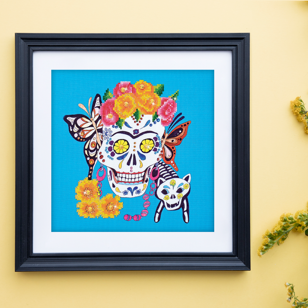 Diamond Dotz Cat Lady - 12.6 x 12.6 in