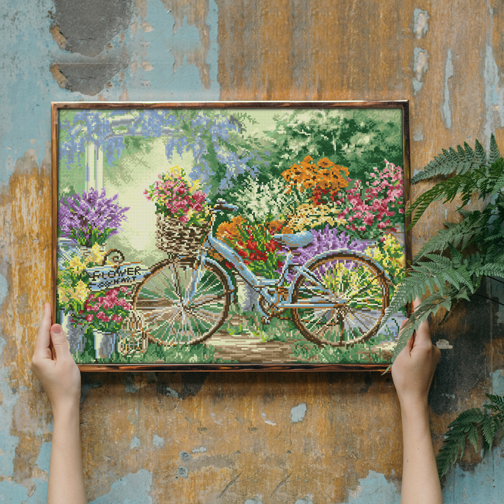 Diamond Dotz The Flower Mart - 19.69 x 26.38 in