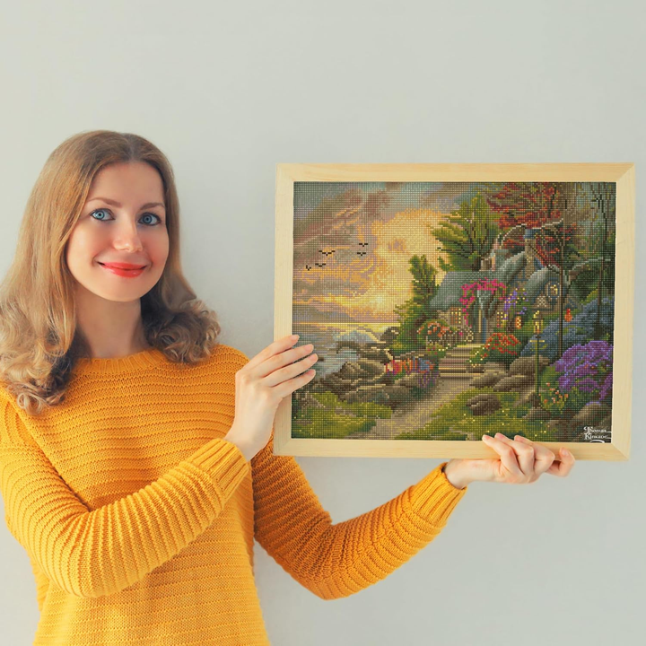 Diamond Dotz Thomas Kinkade Seaside Hideaway - 16 x 20 in