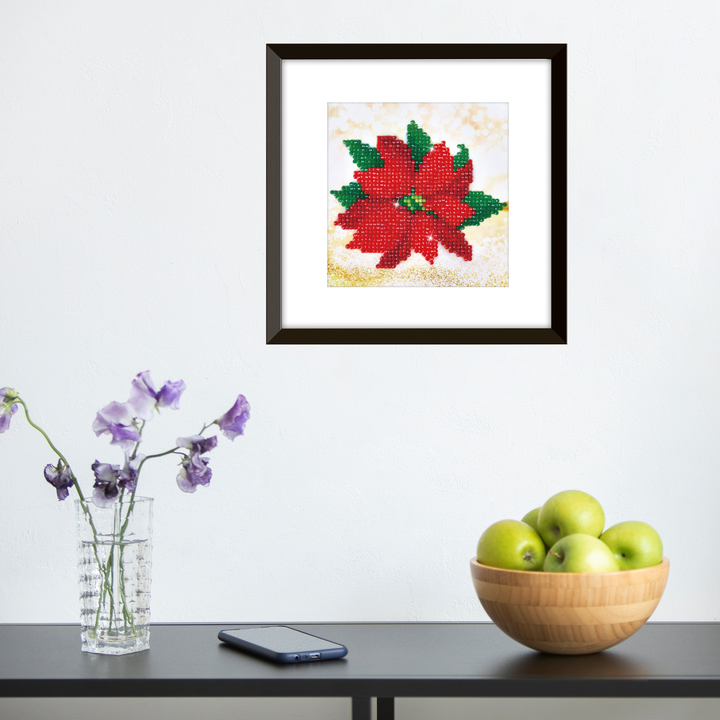 Diamond Dotz Pointsettia - 5.3 x 5.3 in