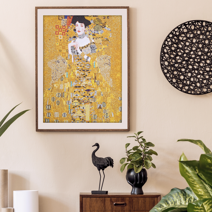 Diamond Dotz Woman In Gold - 26.4 x 35.8 in
